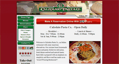 Desktop Screenshot of calzolaiopasta.com
